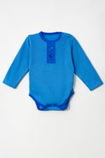 Load image into Gallery viewer, Blue Romper Set