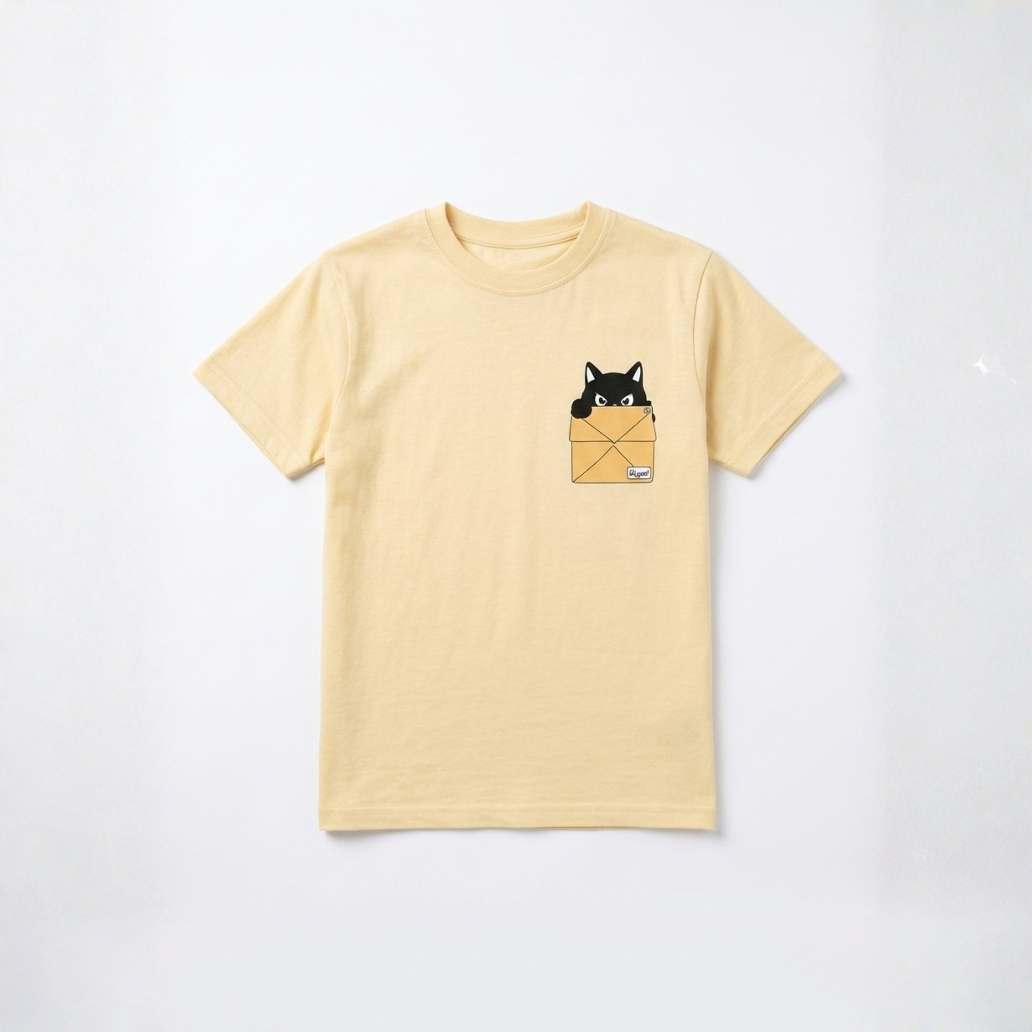 Playful Cat Graphic T-shirt