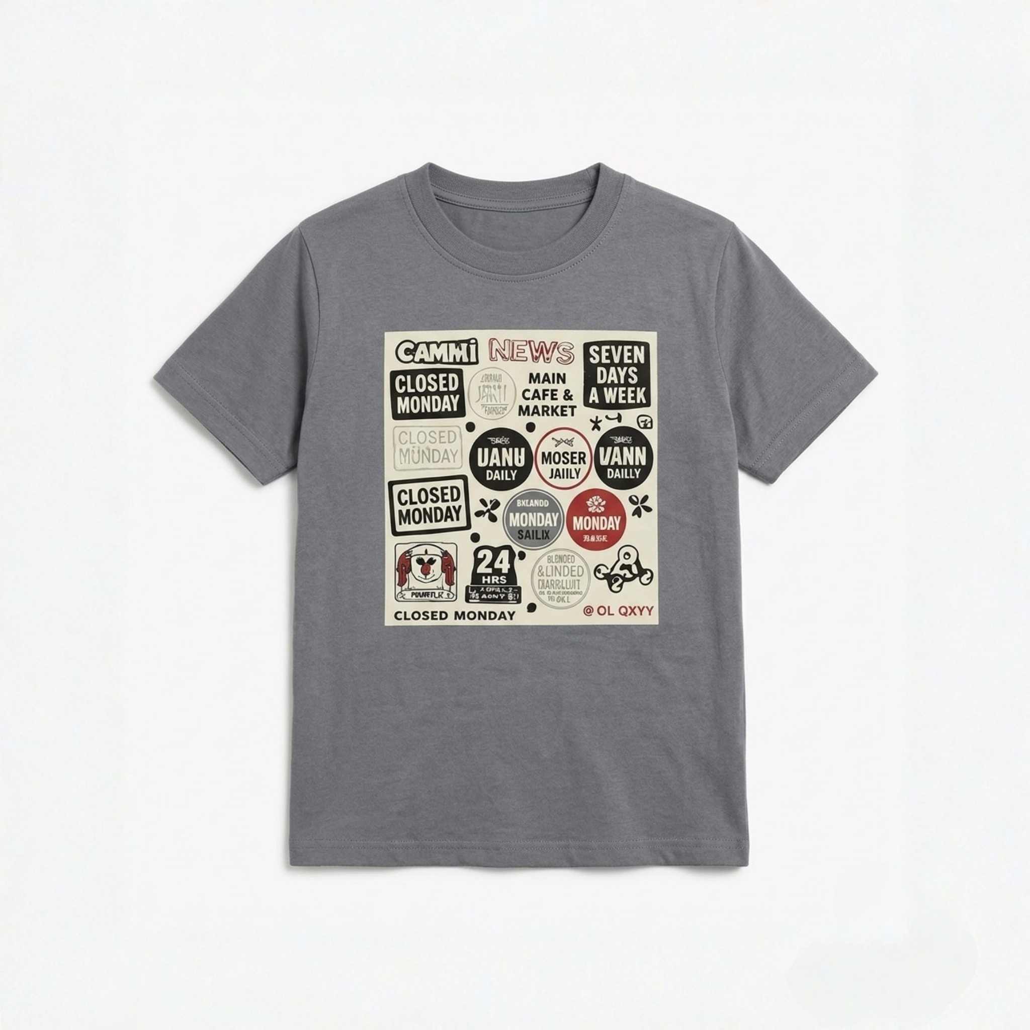 Grey Graphic T-shirt