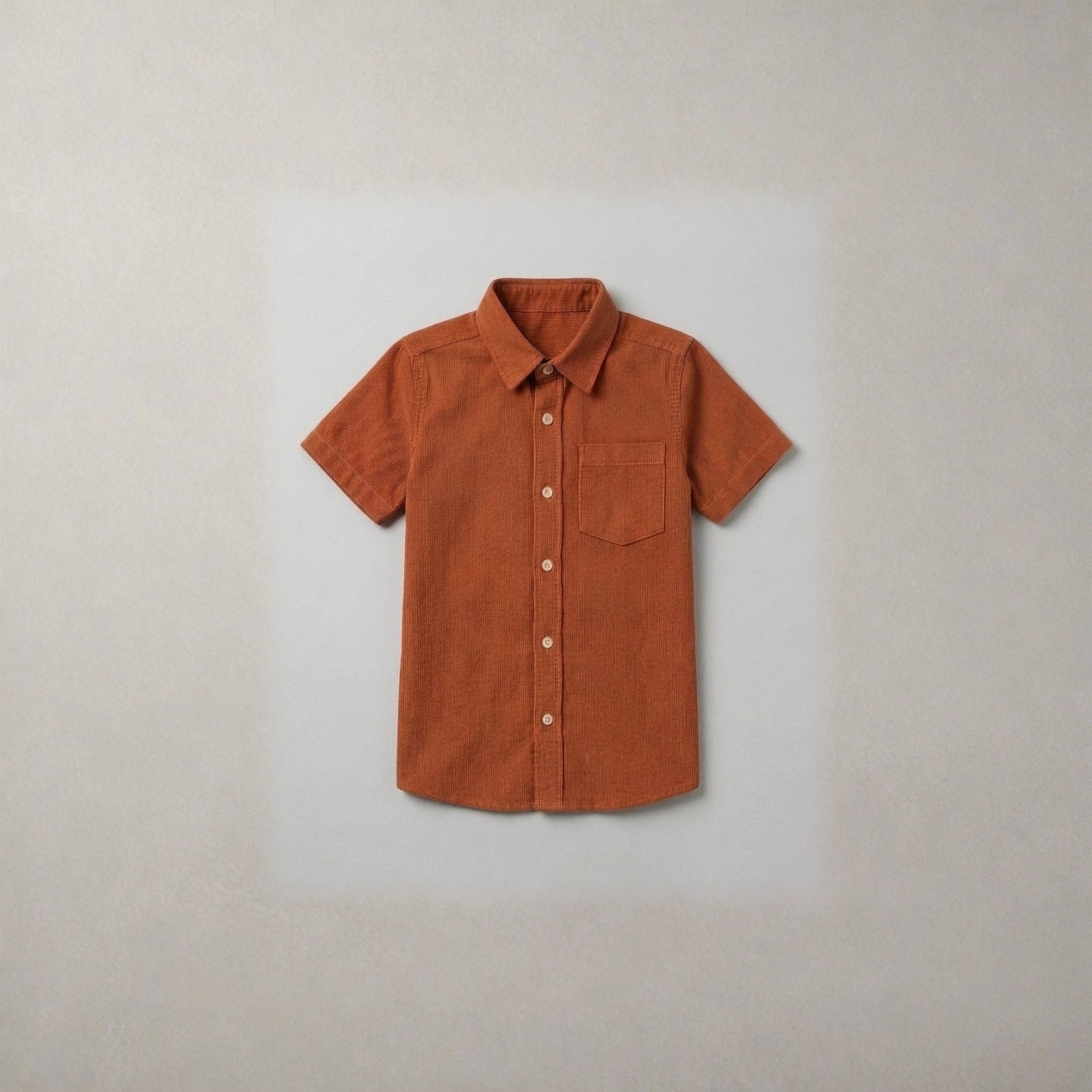 Rust Button-Down Shirt