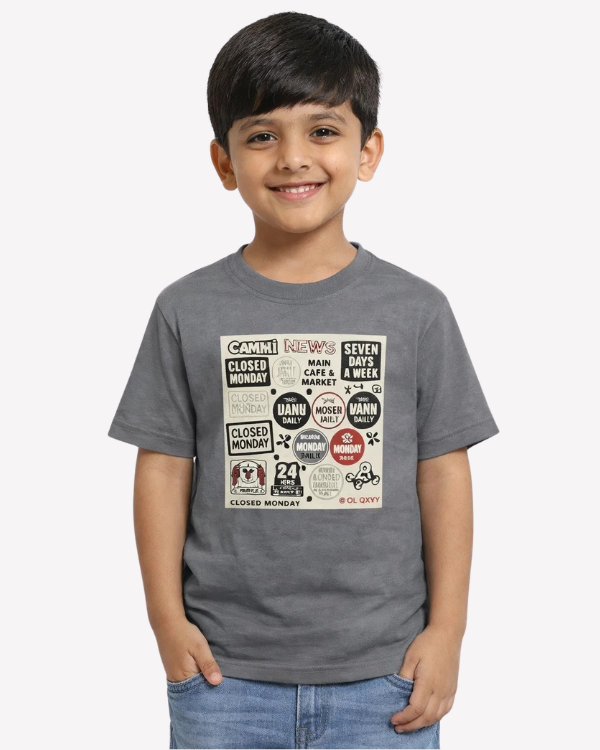 Grey Graphic T-shirt