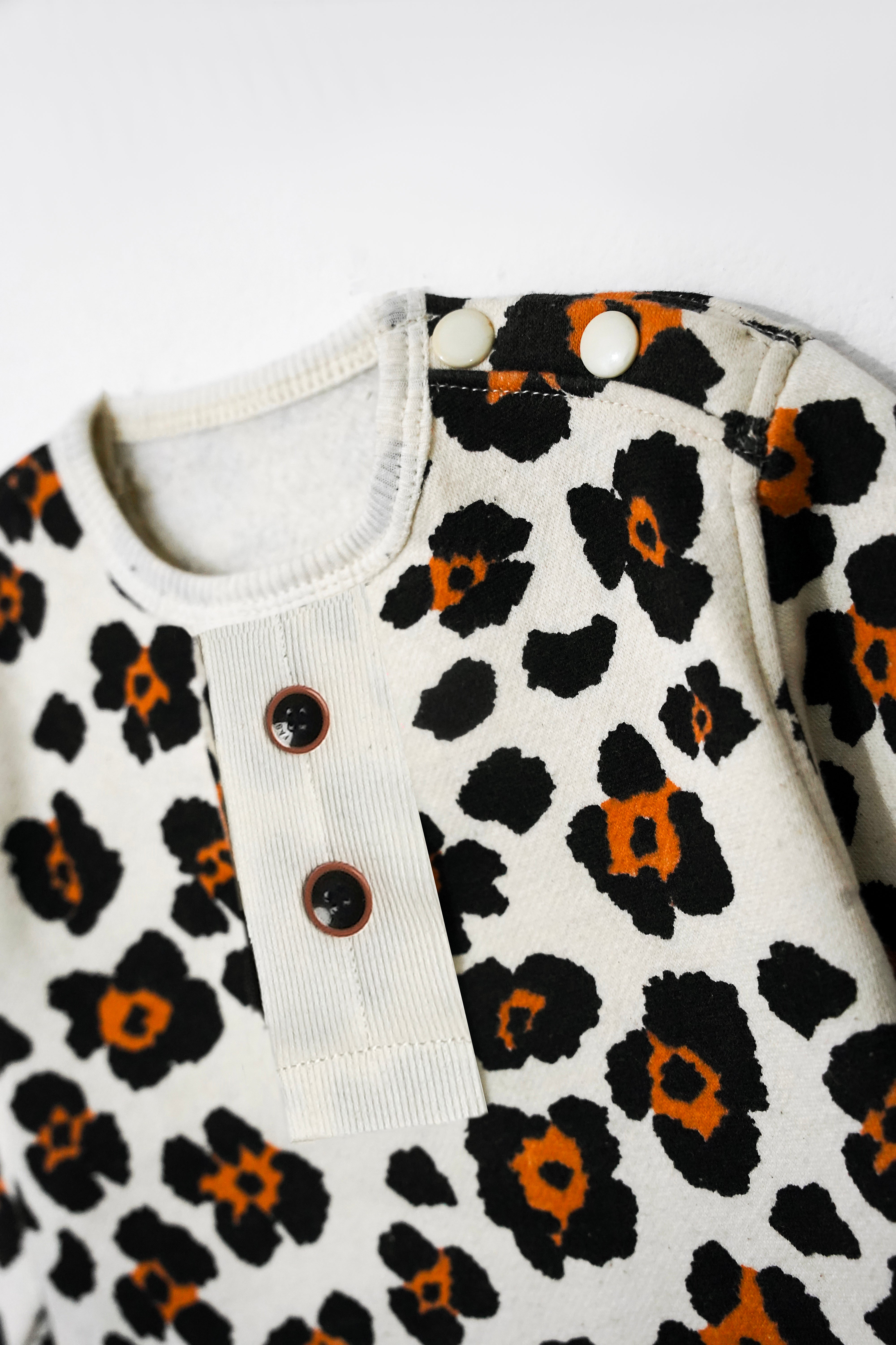Cheeta Romper Set