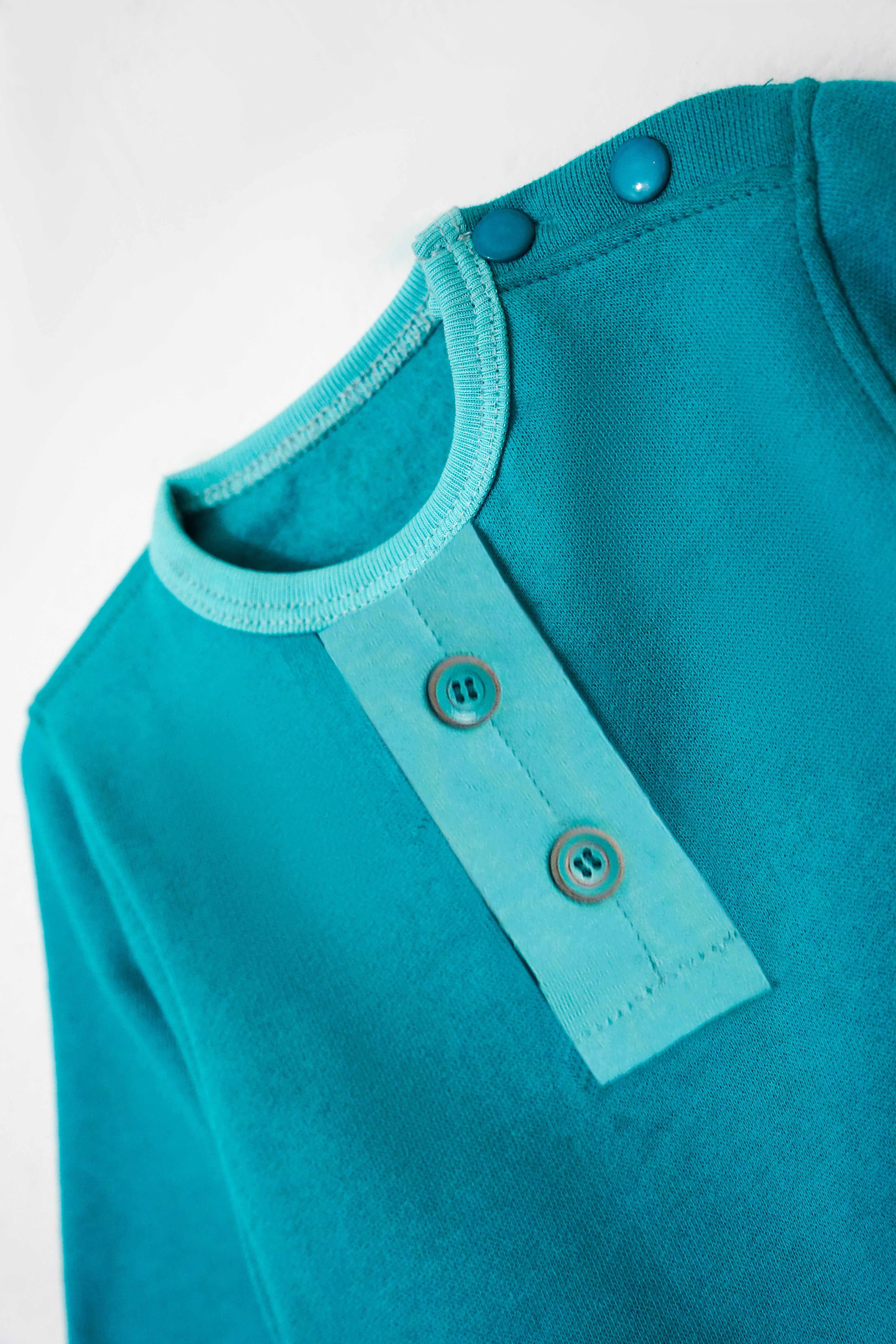 Turquoise Romper Set