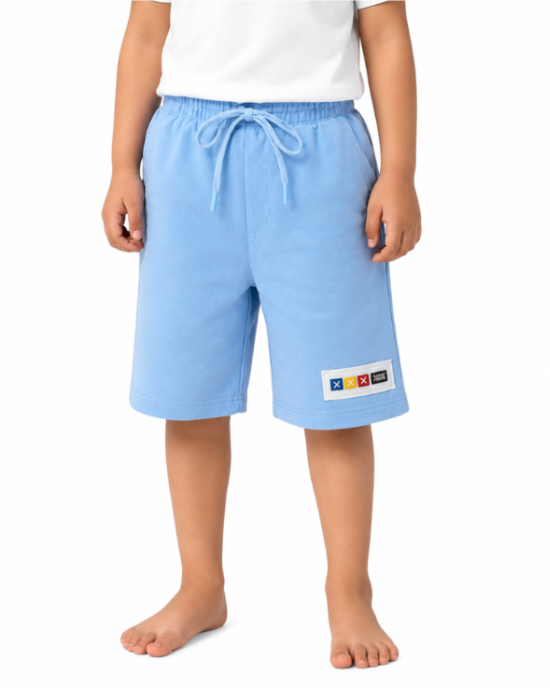 Light Blue Jersey Shorts
