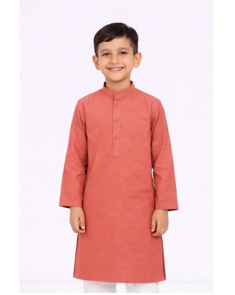 Peach Kurta