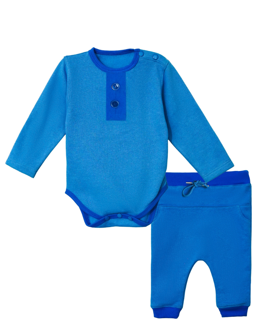 Blue Romper Set