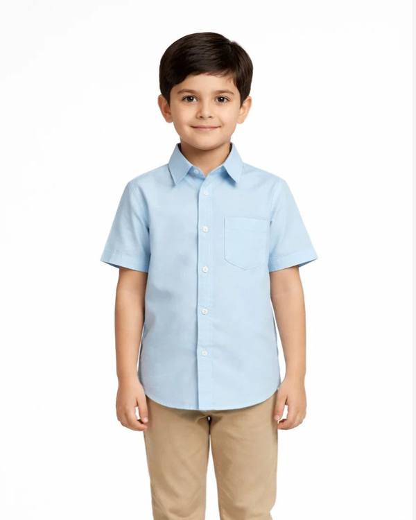 Blue Button-Down Shirt