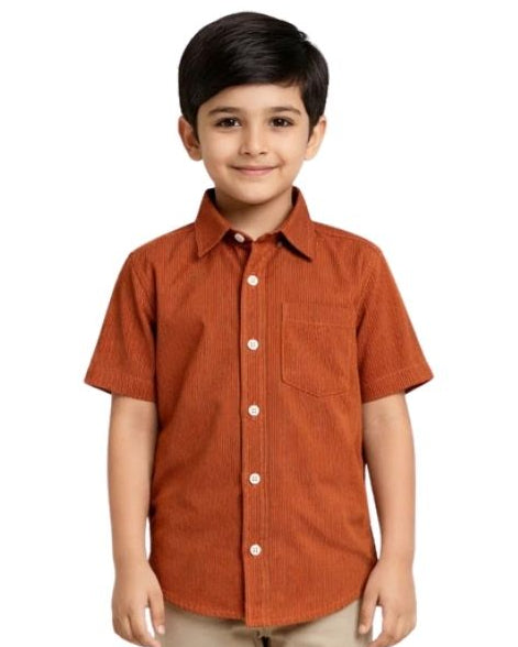 Rust Button-Down Shirt