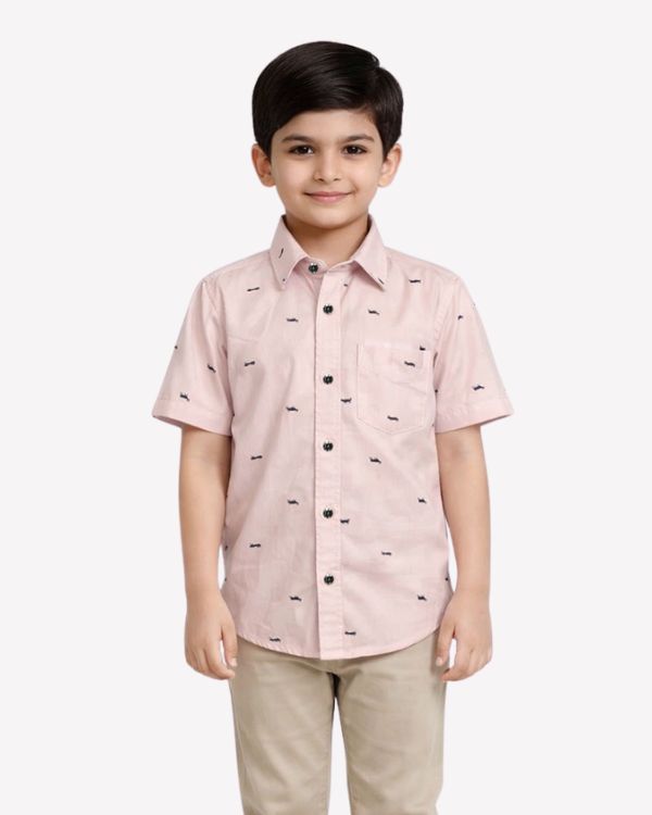 Blush Pink  Button-Down Shirt