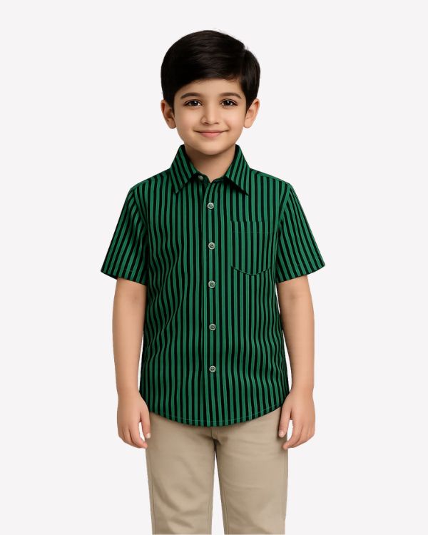 Green Button-Down Shirt