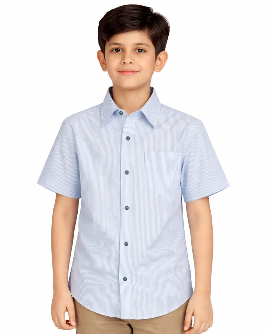 Blue Button-Down Shirt